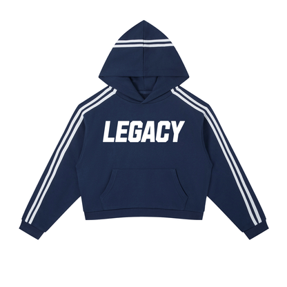 Legacy Side Stripe Cropped Hoodie