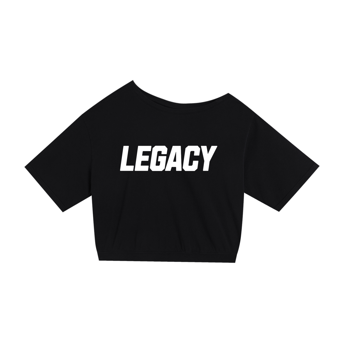 Asymmetric Shoulder Oversized Cotton T-Shirt