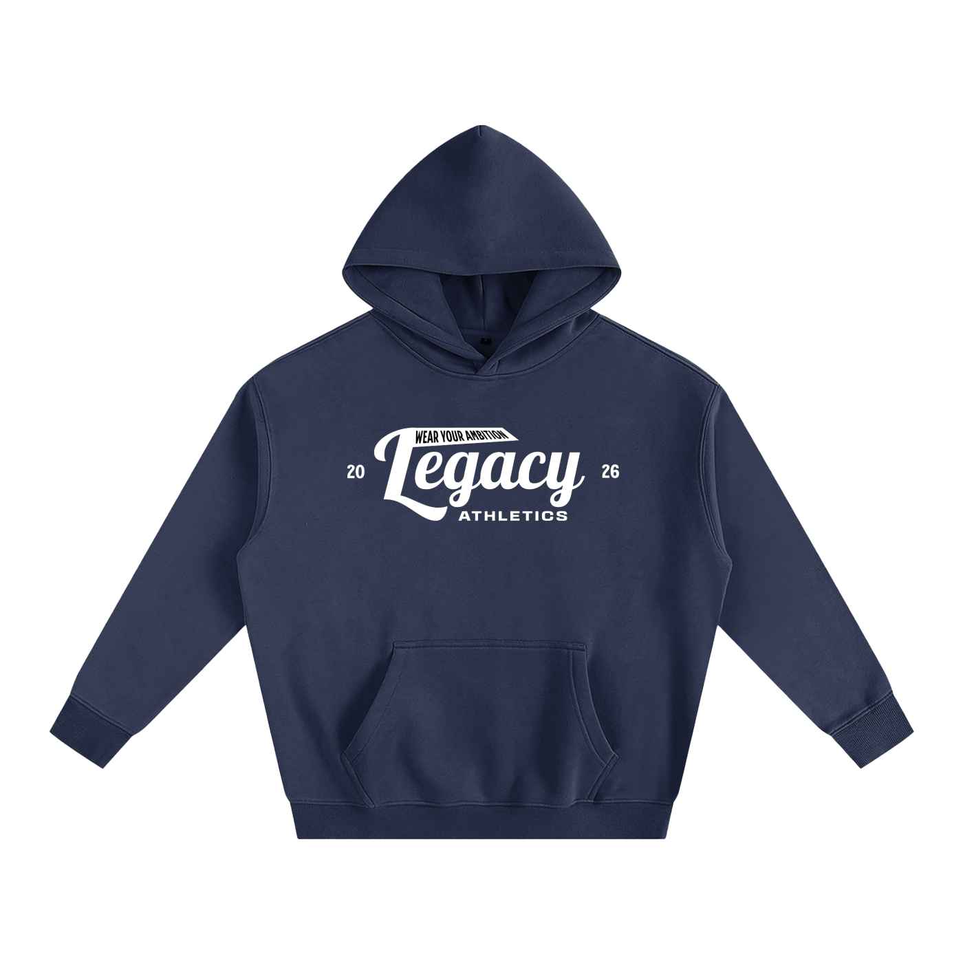 LA "Wear Your Ambition" Oversize Fleeced Hoodie