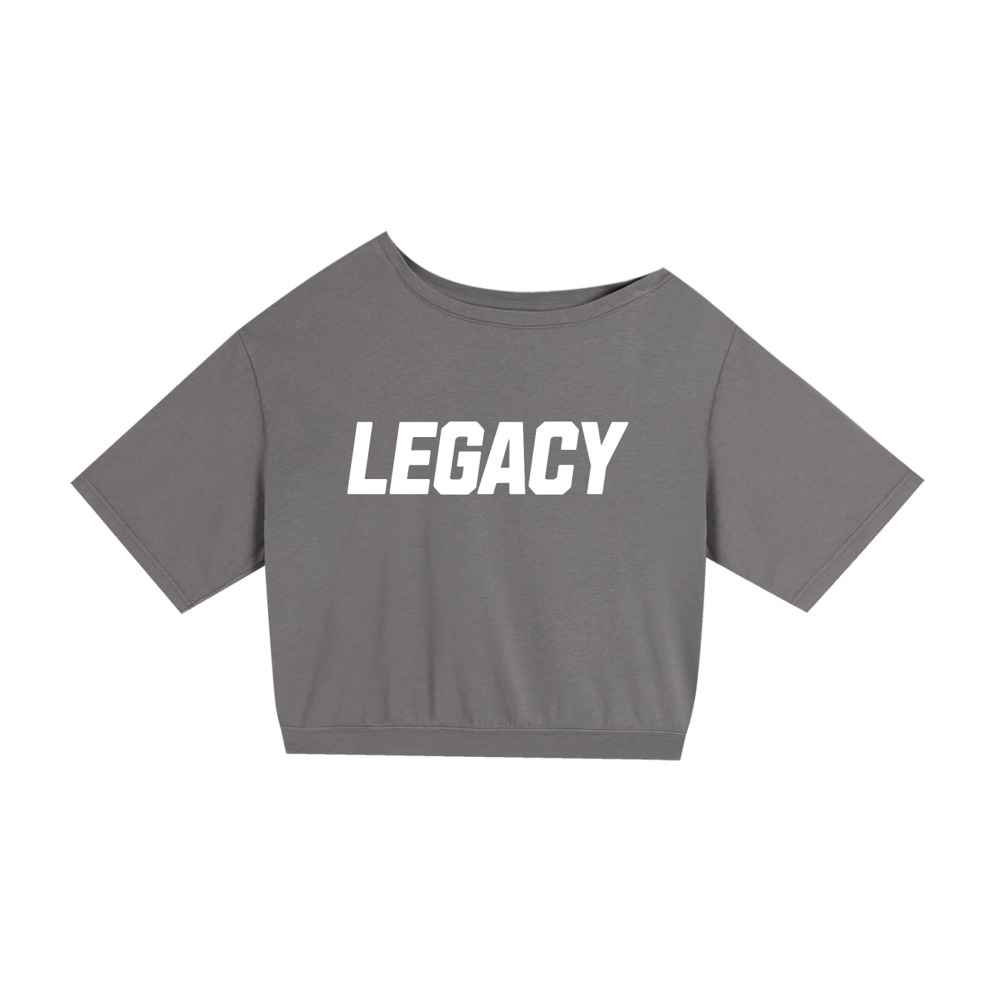 Asymmetric Shoulder Oversized Cotton T-Shirt