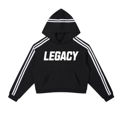 Legacy Side Stripe Cropped Hoodie