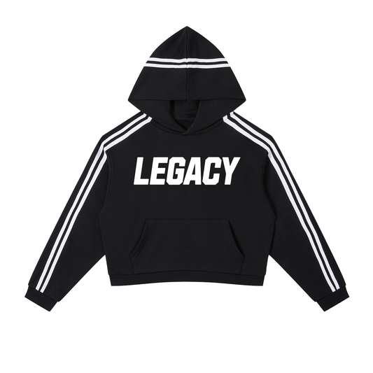 Legacy Side Stripe Cropped Hoodie