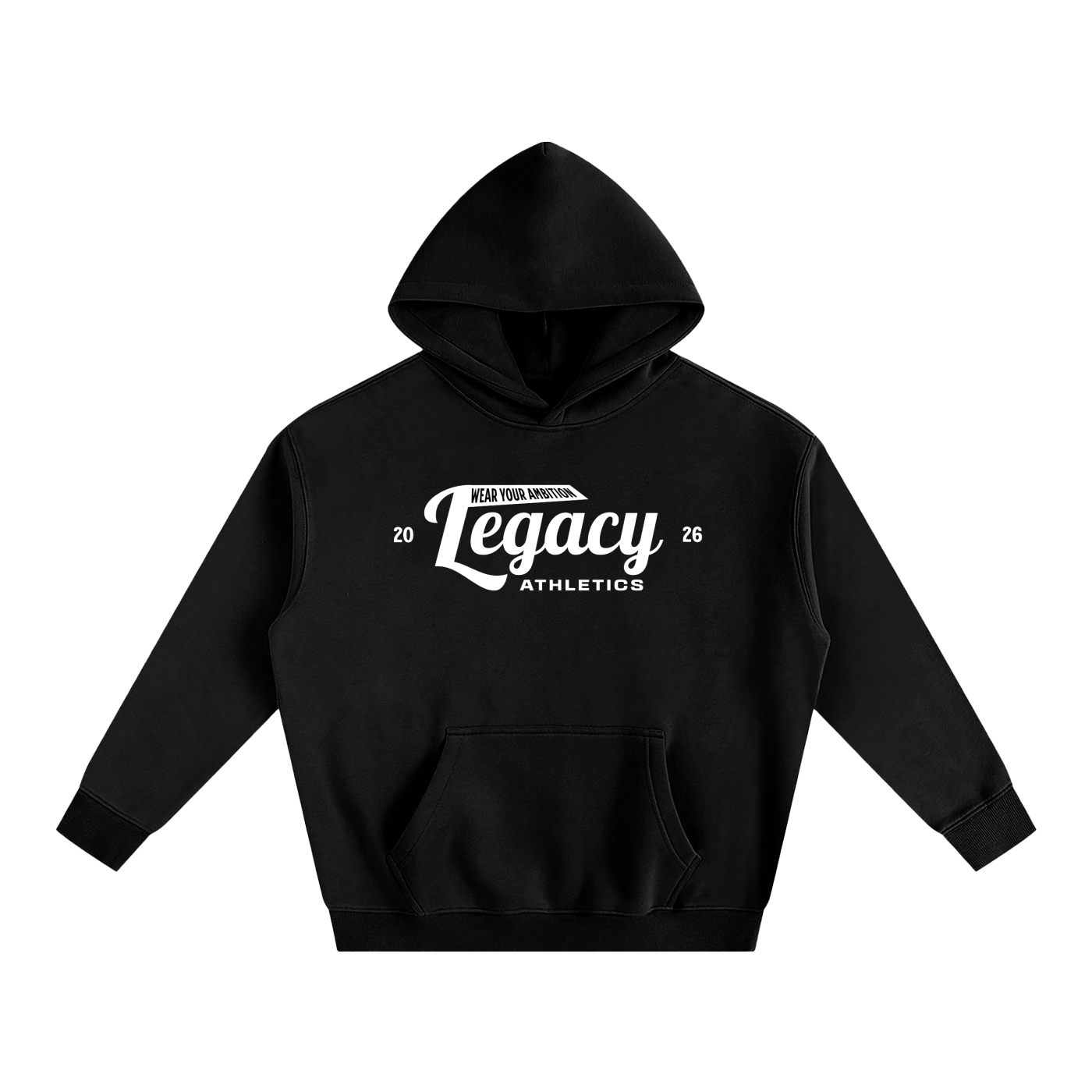 LA "Wear Your Ambition" Oversize Fleeced Hoodie