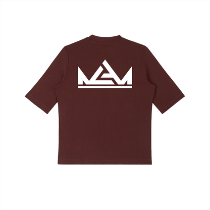 LA "Glow Up" Mock Neck Short Sleeve T-Shirt