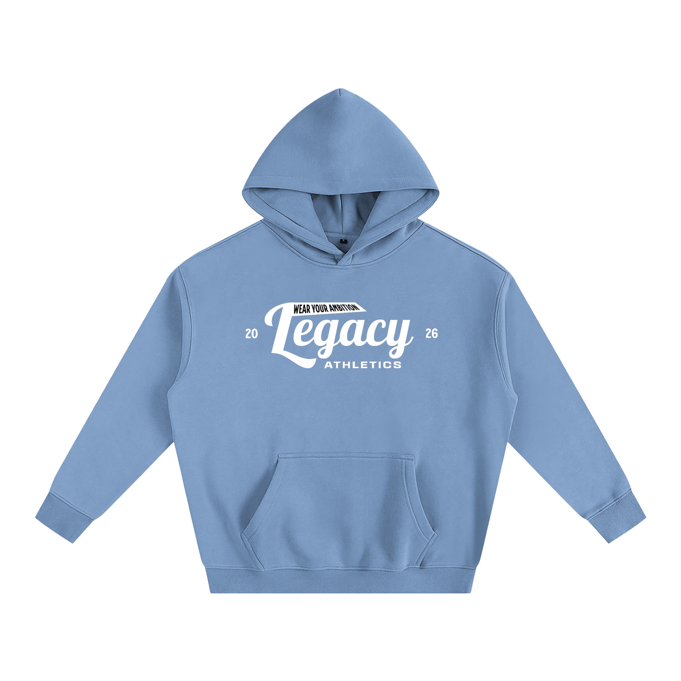 LA "Wear Your Ambition" Oversize Fleeced Hoodie