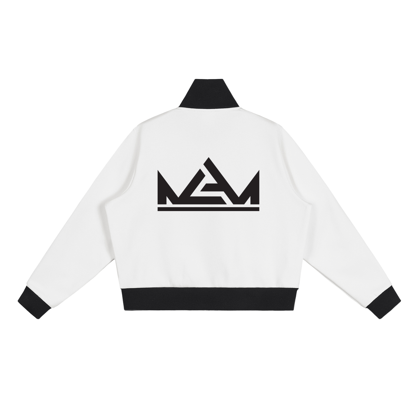LA Stripe Fleece Cropped Track Jacket