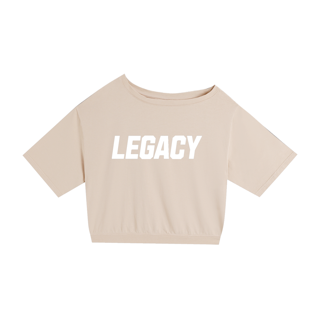 Asymmetric Shoulder Oversized Cotton T-Shirt