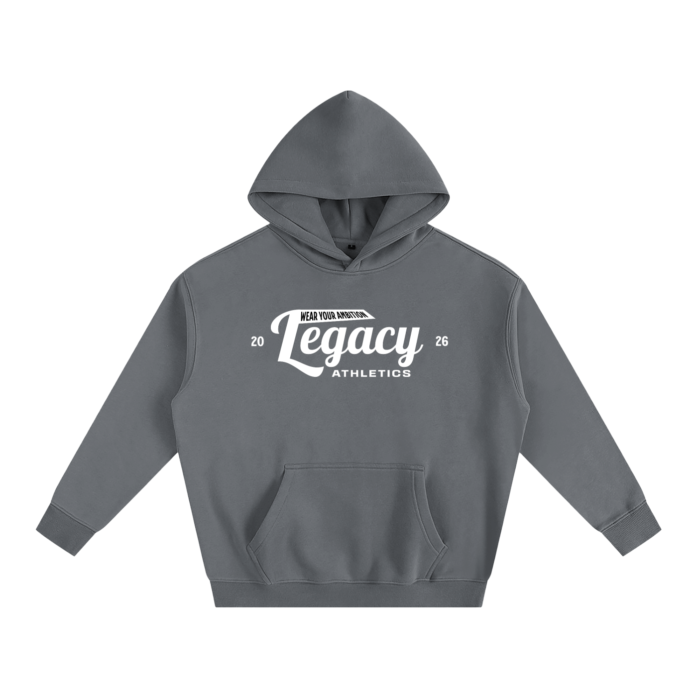 LA "Wear Your Ambition" Oversize Fleeced Hoodie