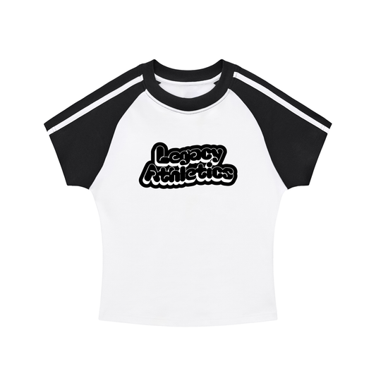 LA  Stripe Sleeve T-Shirt